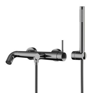 Смеситель для ванны Knotlor SS-32/GM, вороненая сталь